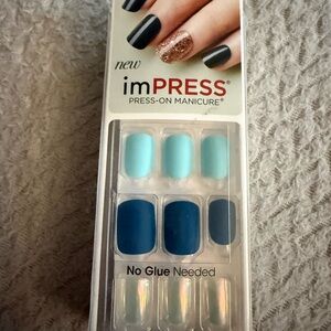 imPRESS mermaid ocean blue Press-On Nails